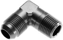 Redhorse Performance 822-10-12-2 -10 90 Degree Male Adapter To -12 (3/4") NPT Male - Black