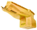 Milodon 31080 Steel, Gold Zinc Plated Street & Strip Oil Pan Chevy S-10
