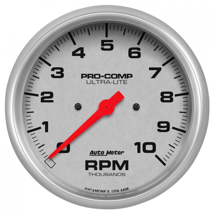 Autometer 4498 5" In-Dash Tachometer, 0-10,000 RPM