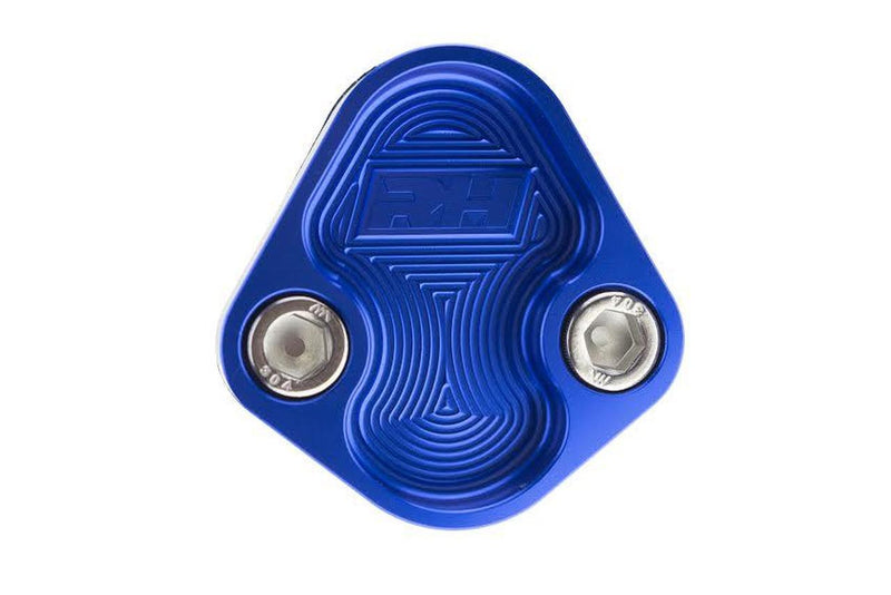 Redhorse Performance 4810-302-1 Aluminum Block-Off Plate For General Ford Except 351C, 351M & 400 Engine - Blue