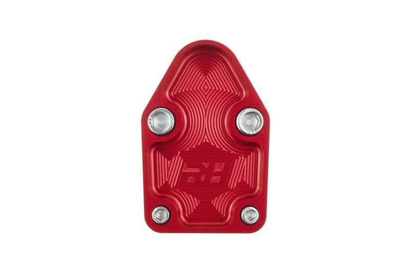 Redhorse Performance 4810-350-3 Aluminum Block-Off Plate For Sbc Engine - Red