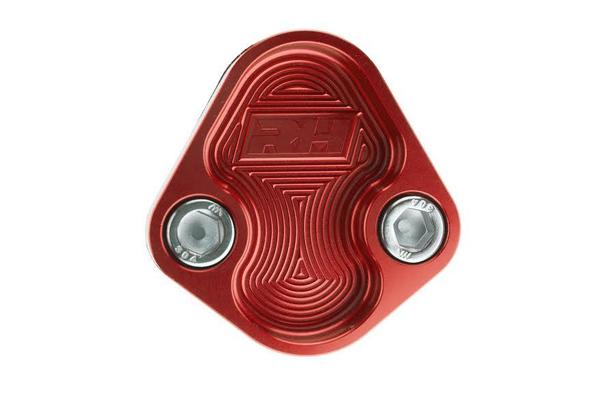 Redhorse Performance 4810-454-3 Aluminum Block-Off Plate For Bbc Engine - Red