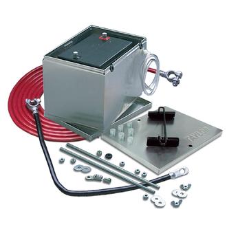 Taylor Cable 48101 Battery Relocation Kit, Aluminum Box w/ 2-Gauge Cables