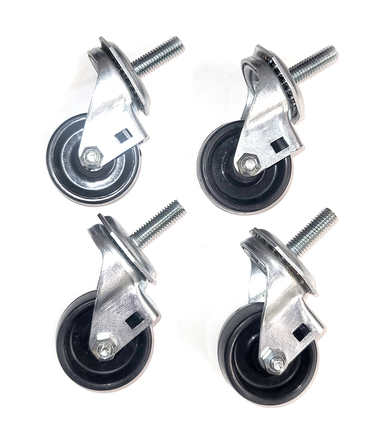 MOTOFEET 5001 Rubber Casters for Motofeet Engine Stands - Set of 4