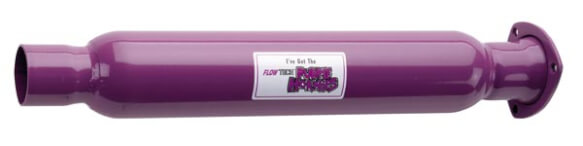 Flowtech 50230FLT Purple Hornies Glasspack Muffler, 3" In / 2.250" Out