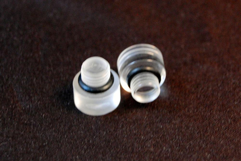 AED 5170 Clear Bowl Sight Plugs - Set of 2