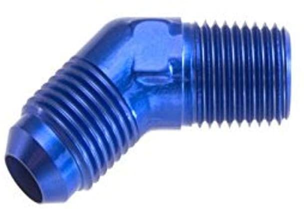 Redhorse Performance 823-12-08-1 -12 45 Degree Male Adapter To -08 (1/2") NPT Male - Blue