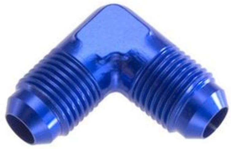 Redhorse Performance 821-06-1 -06 Male 90 Degree AN/JIC Flare Adapter - Blue