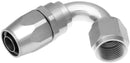 Redhorse Performance 1120-08-5 -08 120 Degree Female Aluminum Hose End - Clear