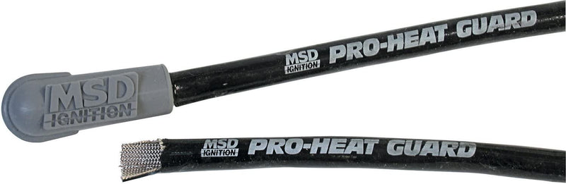MSD 3411 Pro-Heat Guard, Hi-Temp Silicone Sleeve, 25'