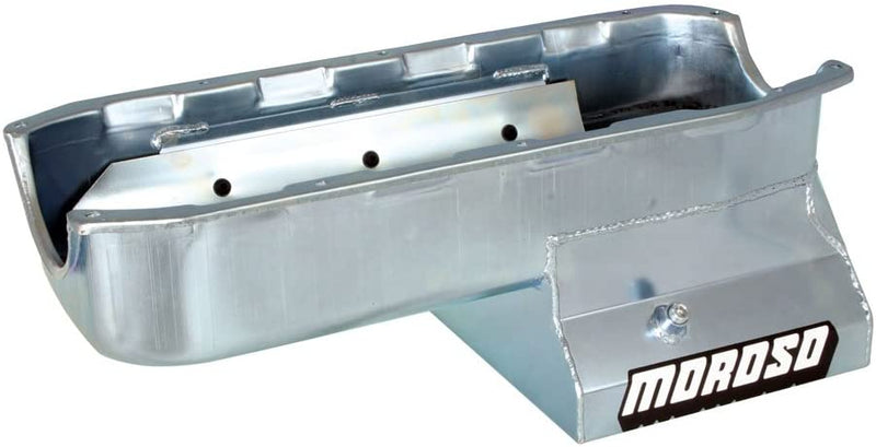 Moroso 20196 Oil Pan With Tray SB Chevy Stroker Engines, 8.25"