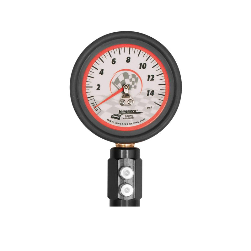Longacre 52-52033 Deluxe Tire Pressure Gauge 0-15 PSI by 1/4 lb