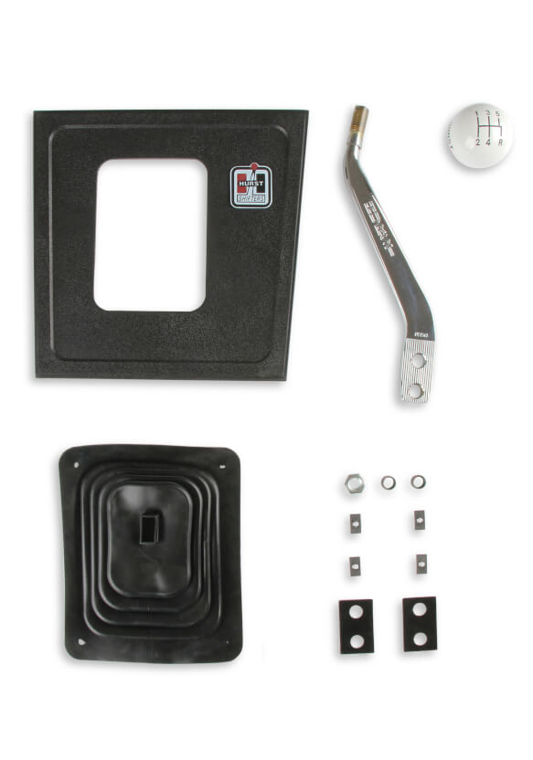 Hurst 5380036 Comp Stick Plate Kit - Ford Mustang