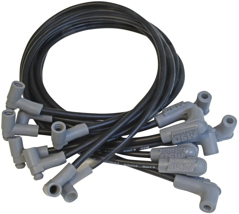 MSD 35593 Wire Set, Sc Blk, Sb Chevy For Use With HEI Cap