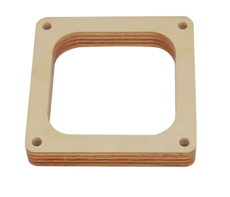 AED Performance 6171 Dominator Birchwood Carburetor Spacer, 1" - Open