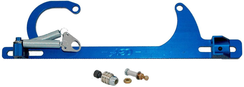 AED 6600B Billet Throttle Cable and Spring Bracket - Blue