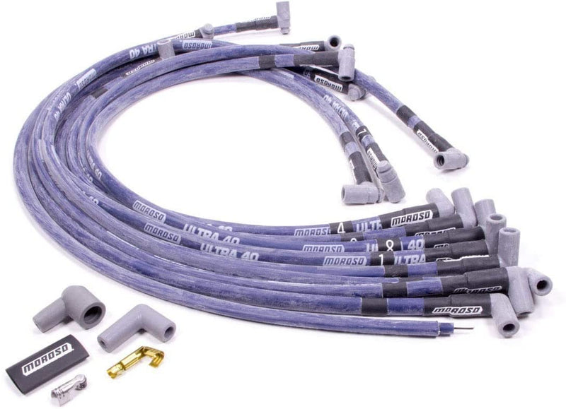 Moroso 73616 Ultra 40 Race Ignition Wire Set, BBC HEI