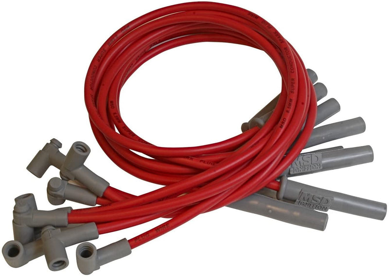 MSD 32739 Super Conductor Spark Plug Wire Set, Chry. 383-440 HEI For MSD Dist.