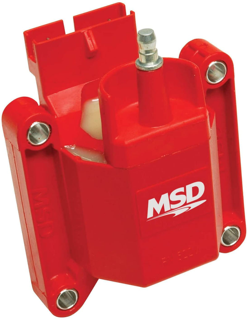 MSD 8227 Ignition Coil High Performance, Red, 1983-1997 Ford TFI Style