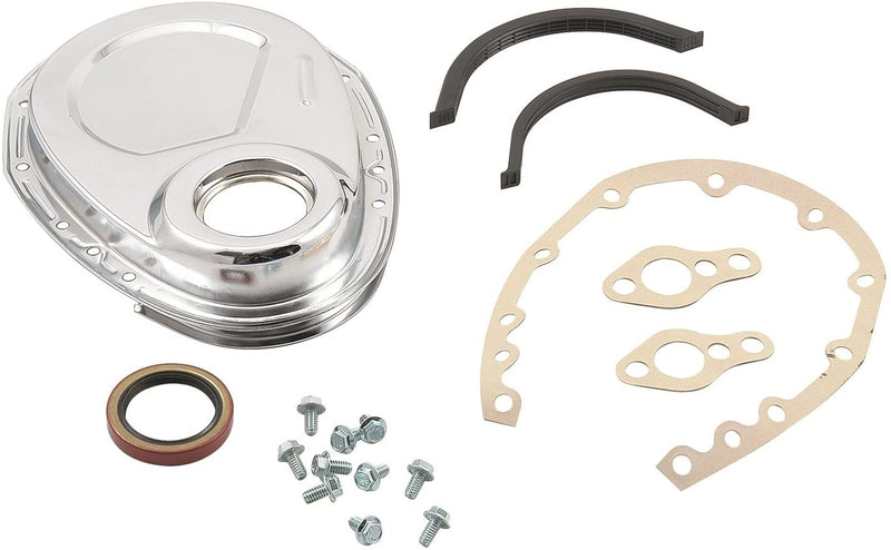 Mr. Gasket 4590 Timing Cover - Chrome - SB Chevy