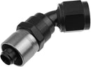 Redhorse Performance 7045-06-2 -06 AN 45 Degree Crimp Style Hose End - Black