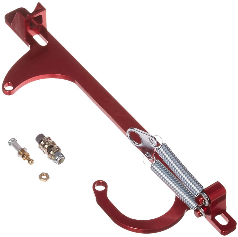 AED 6600R Billet Throttle Cable and Spring Bracket - Red