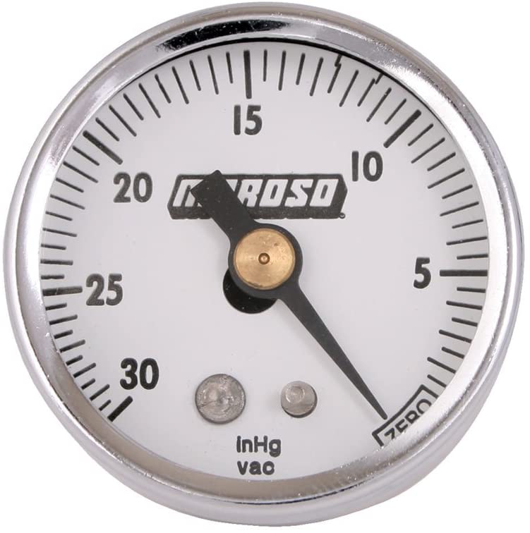 Moroso 89610 1.5" Diameter Vacuum Gauge