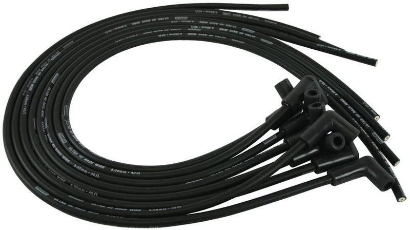 Moroso 73814 Ultra 40 Race Ignition Wire Set, Black 90° Boot