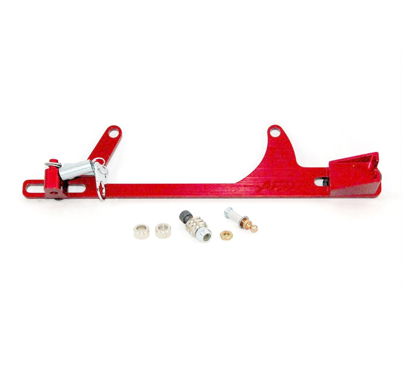 AED Performance 6606R Billet Throttle Cable & Spring Bracket 4500 - Red, Ford