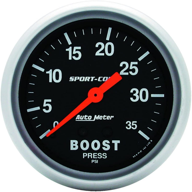 Autometer 3404 Sport-Comp Mechanical Boost Gauge