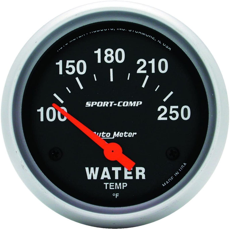 Autometer 3531 Sport-Comp Electric Water Temperature Gauge