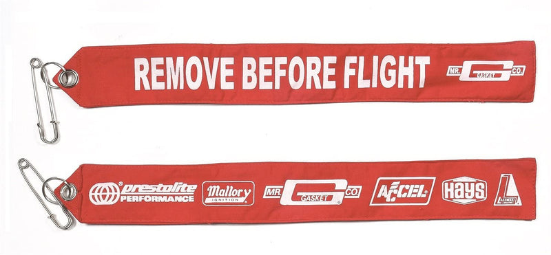 Mr. Gasket 6001 Remove Before Flight Warning Flag.