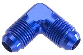 Redhorse Performance 821-10-1 -10 Male 90 Degree AN/JIC Flare Adapter - Blue