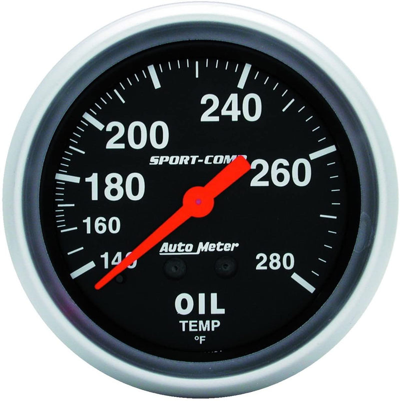Autometer 3441 Sport-Comp Mechanical Oil Temperature Gauge