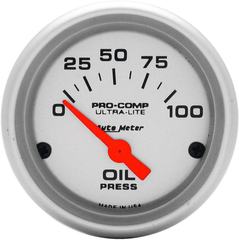 Autometer 4327 Ultra-Lite Electric Oil Pressure Gauge,2.3125 In.