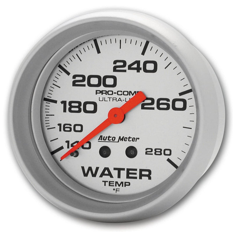 Autometer 4431 Ultra-Lite Mechanical Water Temperature Gauge
