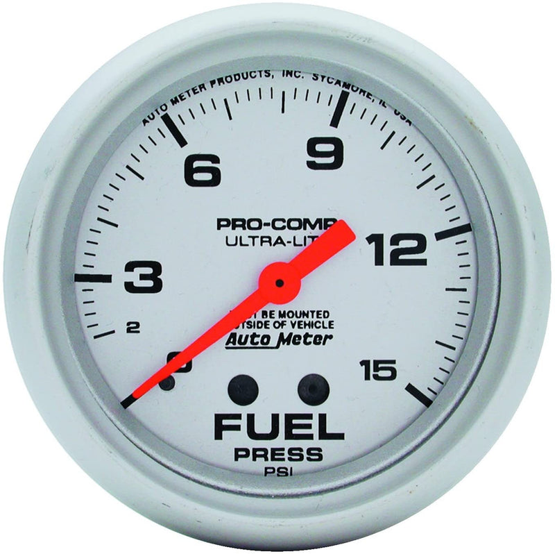 Autometer 4411 Ultra-Lite Mechanical Fuel Pressure Gauge