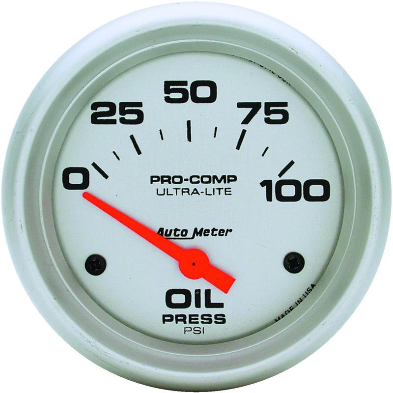 Autometer 4427 Ultra-Lite Electric Oil Pressure Gauge