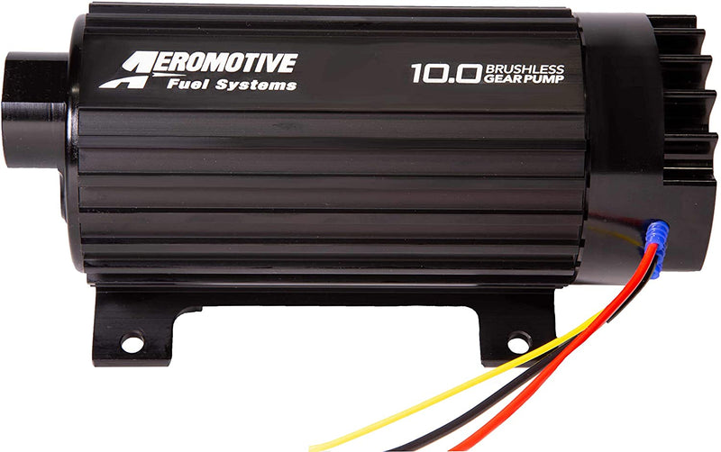 AEROMOTIVE 11198 10.0 GPM BRUSHLESS SPUR GEAR FUEL PUMP W/ TRUE VARIABLE SPEED CONTROL, IN-LINE