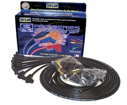 Taylor Cable 73053 8mm Spiro-Pro Ignition Wire Set 135 Deg. - Black