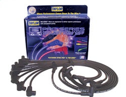 Taylor Cable 74002 8mm Spiro-Pro Ignition Wire Set Custom Fit 90 Deg - Black