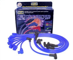 Taylor Cable 74602 8mm Spiro-Pro Ignition Wire Set Custom Fit 90 Deg - Blue