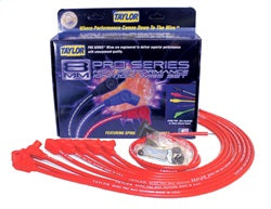 Taylor Cable 76228 8mm Spiro-Pro Ignition Wire Set Race Fit 90 Deg. SBC
