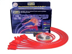 Taylor Cable 76232 8mm Spiro-Pro Ignition Wire Set Race Fit 135 Deg. BBC