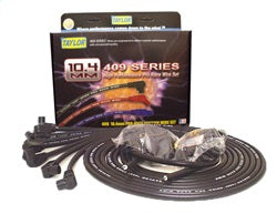 Taylor Cable 79051 409 Spiro-Pro 10.4mm Ignition Wire Set 90 Deg. - Black