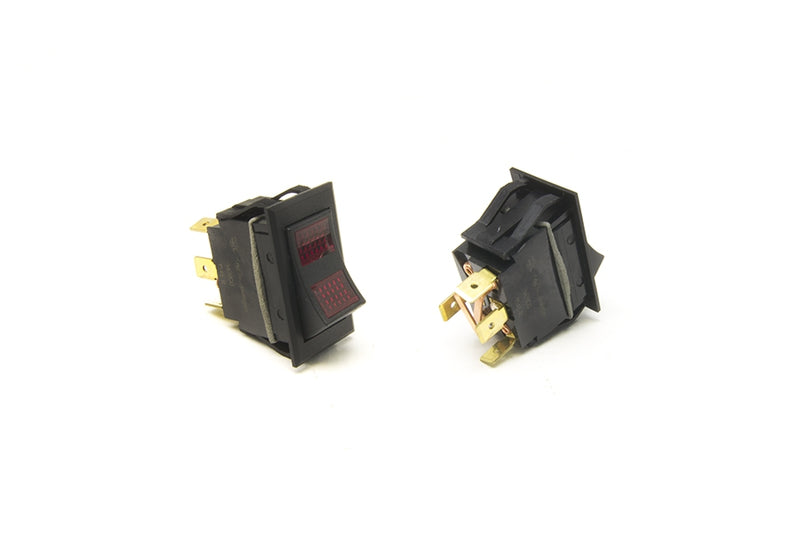 Painless Wiring 80403 Rocker Switch/On-Off-On/Red Lighted