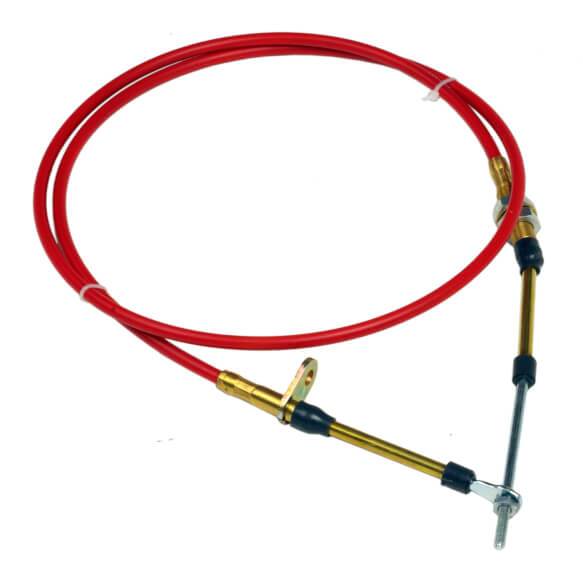 B&M 80604 Performance Shifter Cable - 4Ft. Length - Red