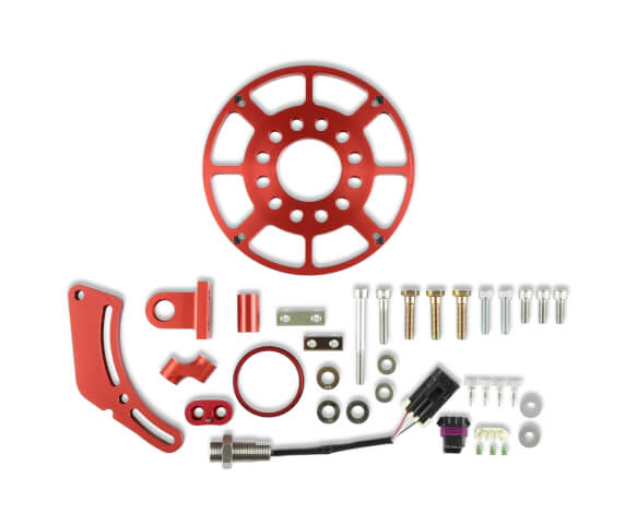 MSD 8619 Crank Trigger Wheel Kit, Flying Magnet Hall-Effect GM LS Gen III/IV