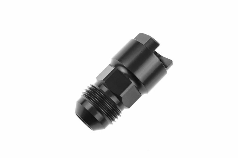 Redhorse Performance 881-06-06-2 EFI Fitting -06 AN Male To 3/8" SAE Quick-Disconnect Female  -Black