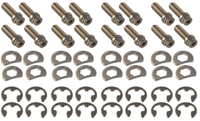 Stage 8 8913A Small Block Ford Header Bolt Kit, (1-Inch Bolts)